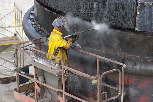 Water blasting