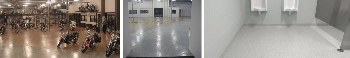 showroom and bathroom floor coatings